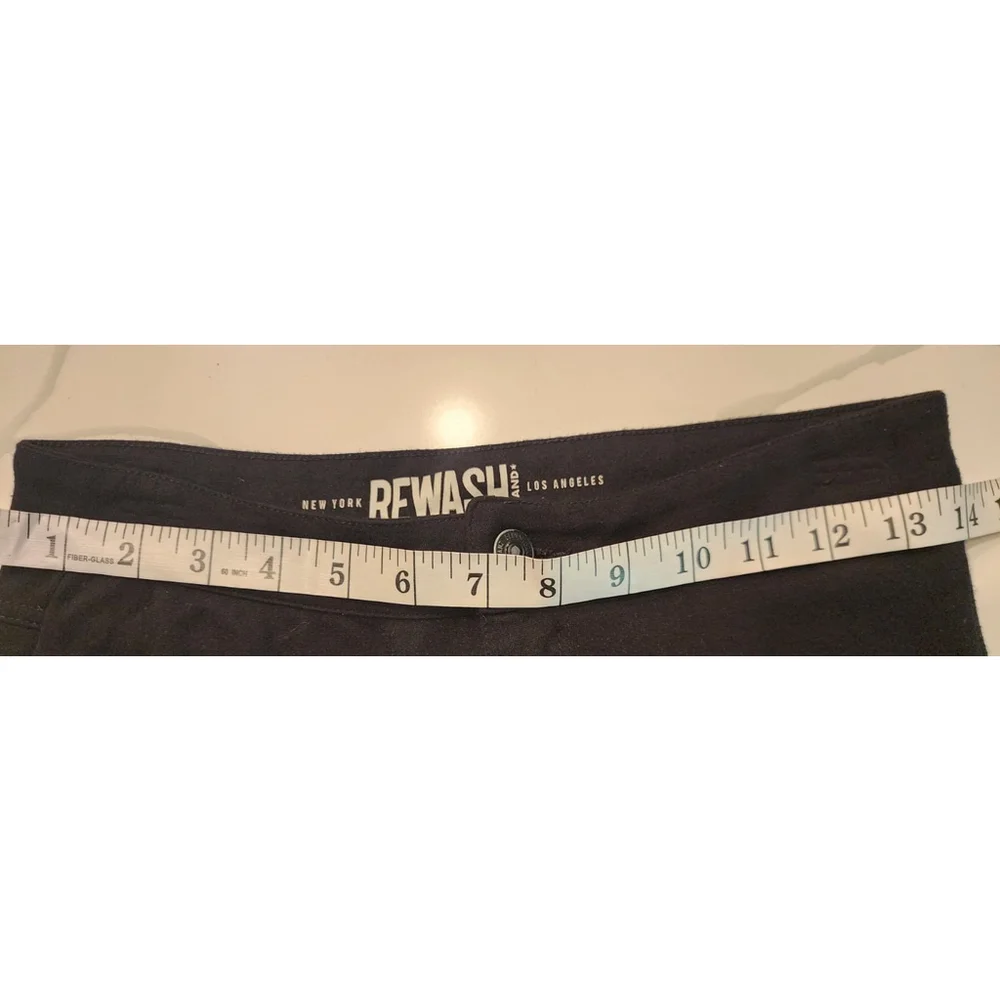 Rewash High Rise Black Skinny Stretch Pants Women's Juniors 9 - Picture 8 of 9